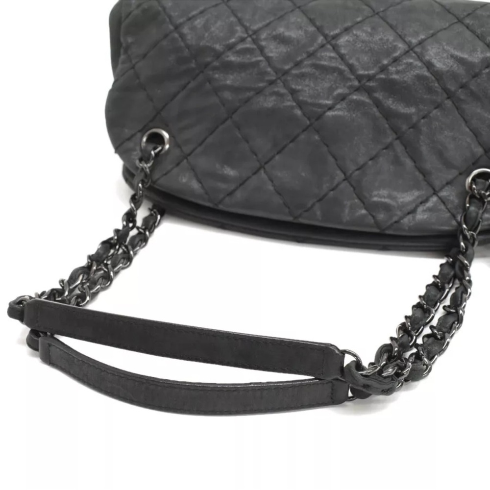 CHANEL Wildstitch CC Charm Calfskin Leather Chain Shoulder Bag ( like new) - Picture 7 of 9